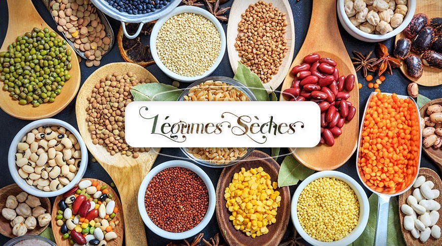 Découvrez notre large collection de Legumes sèches, bio et conventionnelles, marocains et importés. 